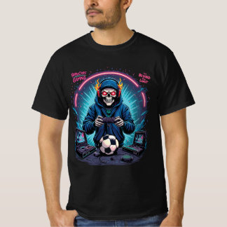 ハードコア ビヨンド リミット - レトロ ドクロ ゲーマーTシャツ Tシャツ