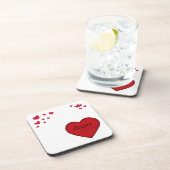 ハードコスター（コースター） Cork裏付き - 6個セット コースター (右側)