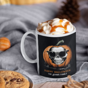 ハードジャックO'ランタングリニングスカルハロウィーン コーヒーマグカップ
