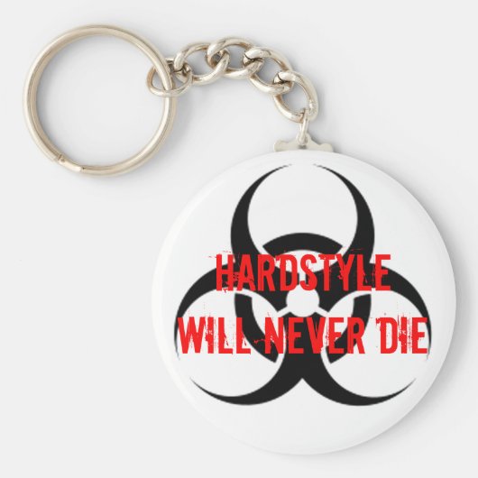 ハードスタイルは決して死なない キーホルダー (正面)