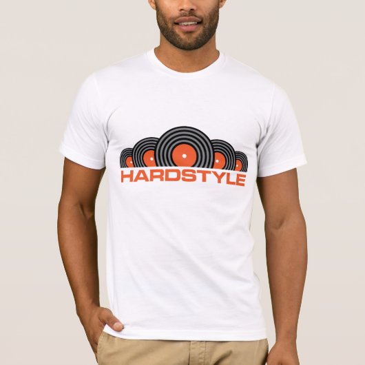 ハードスタイルビニール Tシャツ (正面)