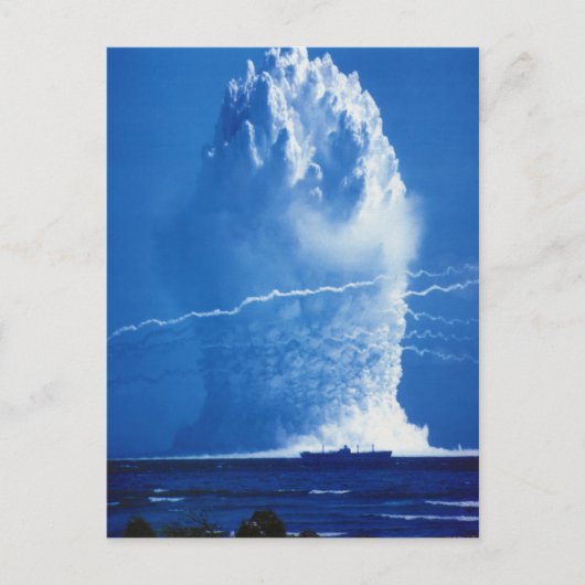 ハードタック傘水中核実験1958 ポストカード (正面)