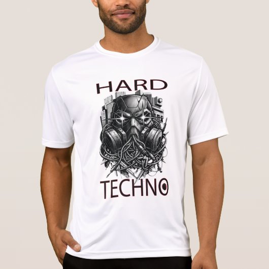 ハードテクノデザイン Tシャツ (正面)