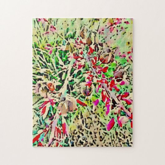 ハードデザートレッドユッカパズル ジグソーパズル (縦)