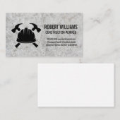 ハードハットハンマー |建築 |コンクリート 予約カード (正面/裏面)