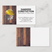 ハードハット ギア ロゴ | 木製ボード 名刺 (正面/裏面)