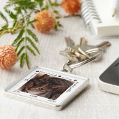 ハードバイザードペット記念キーチェーン キーホルダー (側面)