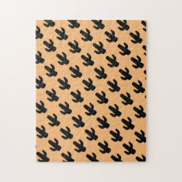 ハードブラック&オレンジサグアーロサボスパズル ジグソーパズル