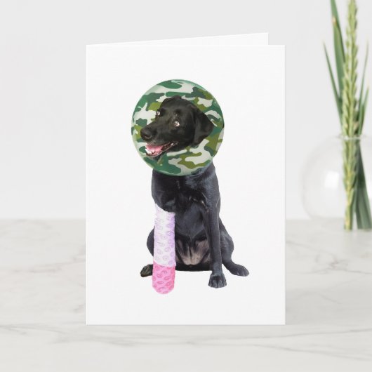 ハードブレーク迅速な回復グリーティングカード カード (正面)