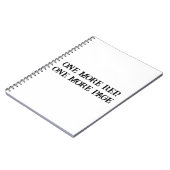 ハードプッシュ – やる気を起こさせるジム&グラインドノートブック ノートブック (左側)