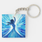 ハードプラスチックコースター キーホルダー (裏面)