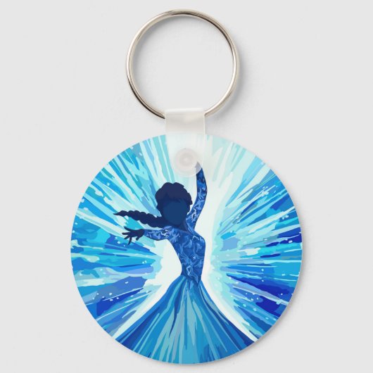 ハードプラスチックコースター キーホルダー (正面)