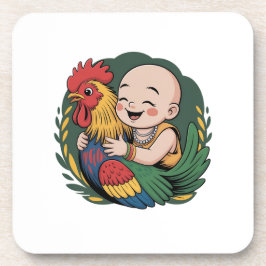 ハードプラスチックコースター | クロエベビーハグズザルースター コースター