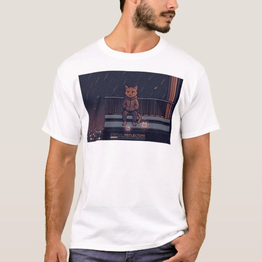 ハードモードの人生 - セーブポイント Tシャツ (正面)