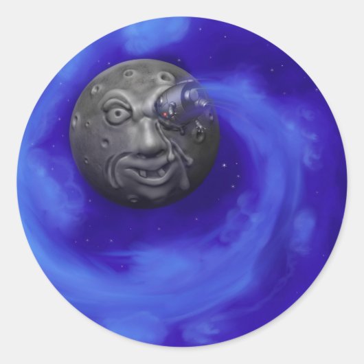 ハードランディングステッカー ラウンドシール (正面)