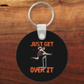 ハードラーハードリングスポーツトラック&フィールドギフト キーホルダー (正面)