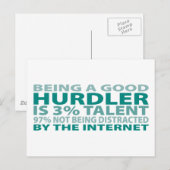 ハードラー3%の人材 ポストカード (正面/裏面)