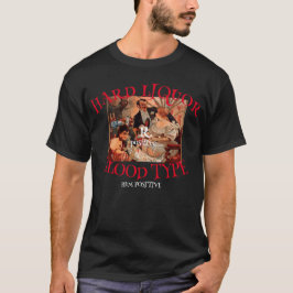 ハードリカー血型R+ラム酒 Tシャツ