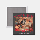 ハードリカー ブラッドタイプ R ポジティブ ラム マグネット (正面/裏面)