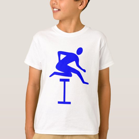 ハードリング – 青 Tシャツ (正面)