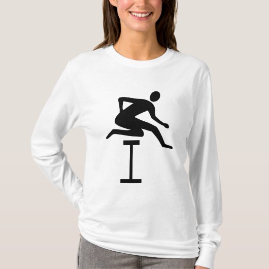 ハードリング – 黒 Tシャツ (正面)