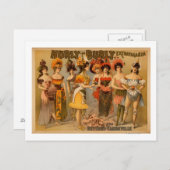 ハードリー・バーリー豪華と洗練されたボードビル ポストカード (正面/裏面)