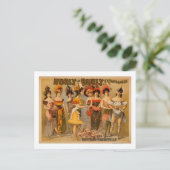 ハードリー・バーリー豪華と洗練されたボードビル ポストカード (スタンド正面)