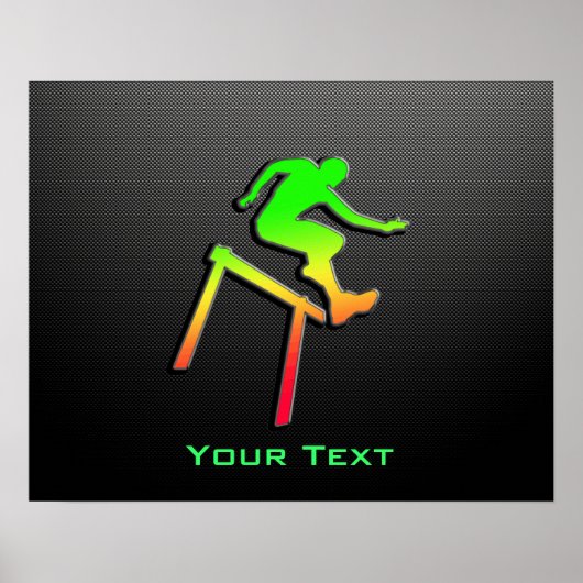 ハードルお洒落ー ポスター (正面)