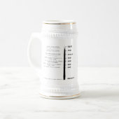ハードルの起源のマグ ビールジョッキ (正面左)