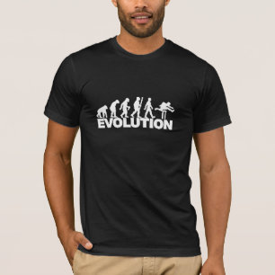 ハードルの進化の陸上競技 Tシャツ