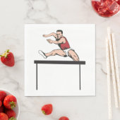 ハードルを跳び上げる人 スタンダードランチョンナプキン (インサイチュ)