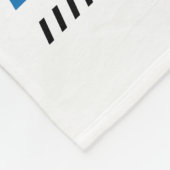 ハードルトラックとフィールド私走が飛んでね フリースブランケット (角)