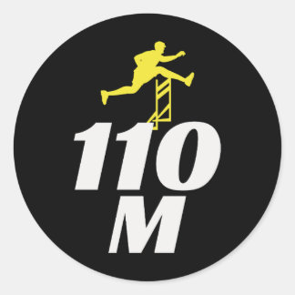 ハードルハードルハードルランニングハードラーアスリート ラウンドシール