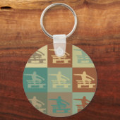 ハードルポップ・アートのアート キーホルダー (正面)