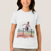 ハードル少年 トライブレンドTシャツ (正面)