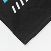 ハードル走私はハードラーのトラックフィールドを飛行 フリースブランケット (角)