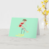 ハードル カード (黄色い花)