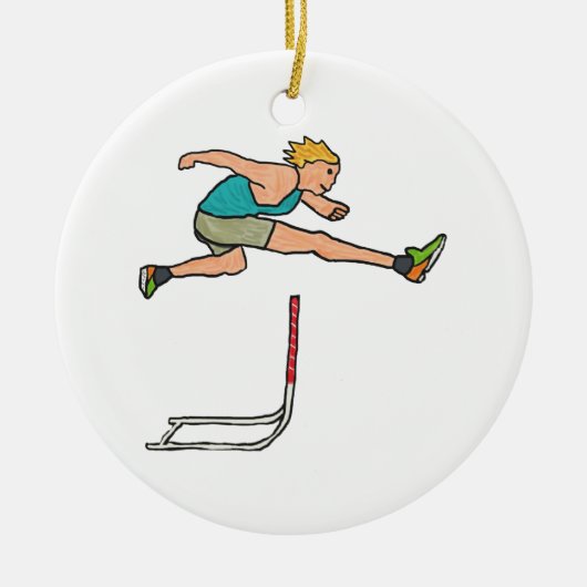 ハードル セラミックオーナメント (正面)