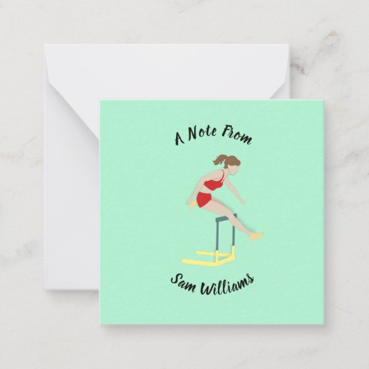 ハードル ノートカード (正面)