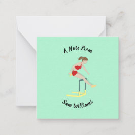 ハードル ノートカード