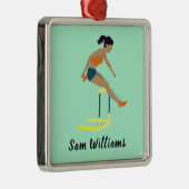 ハードル メタルオーナメント (右)