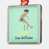 ハードル メタルオーナメント (左)