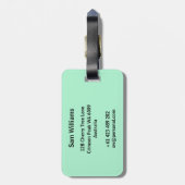 ハードル ラゲッジタグ (裏面縦)