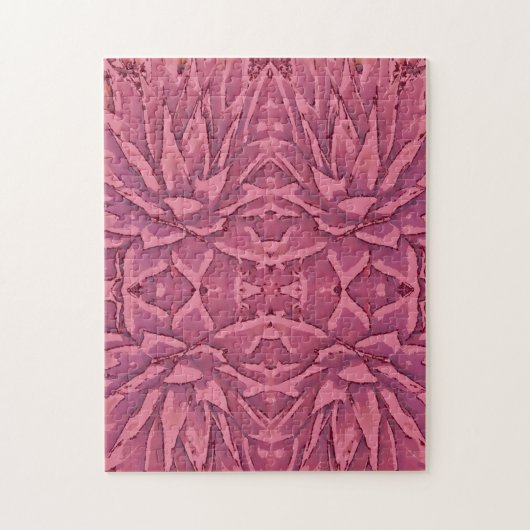 ハードレッドアガベ万華鏡のように千変万化するパターンパズル ジグソーパズル (縦)