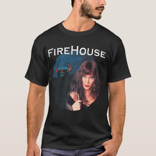 ハードロックの名曲 ファイヤーハウス394 Tシャツ (正面)