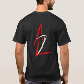 ハードロック好きな私 Tシャツ (裏面)