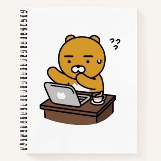 ハードワーキングRyanコーヒー ノートブック (正面)