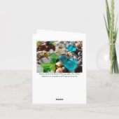 ハードワークのNotecardsのすべてのあなたのビーチをありがとう サンキューカード (裏面)