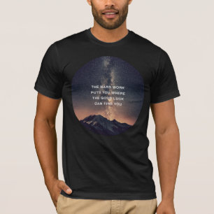 "ハードワーク" Tシャツ