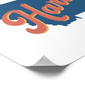 ハードンモンタナ州プリント ポスター (角)